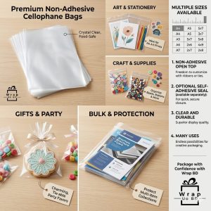 Cellophane Bag Without Adhesive (1 KG)