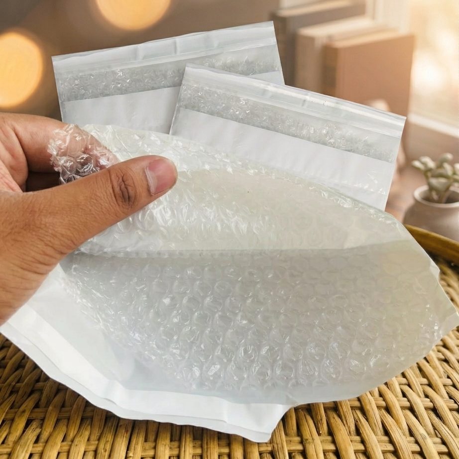 Poly Mailer WIth Bubble From Wrapupbd 11