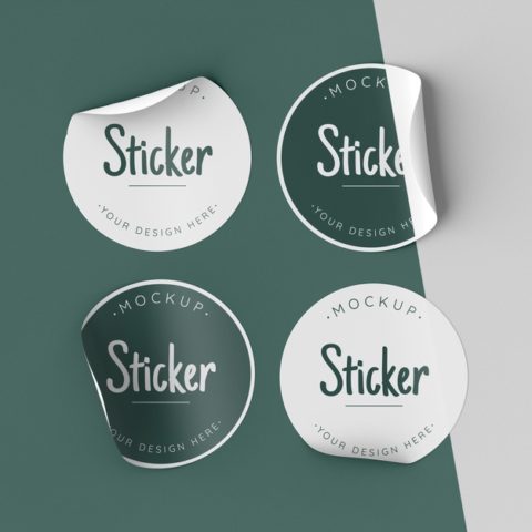 2 inch Round Sticker | Half Die Cut Sticker - WrapUp BD