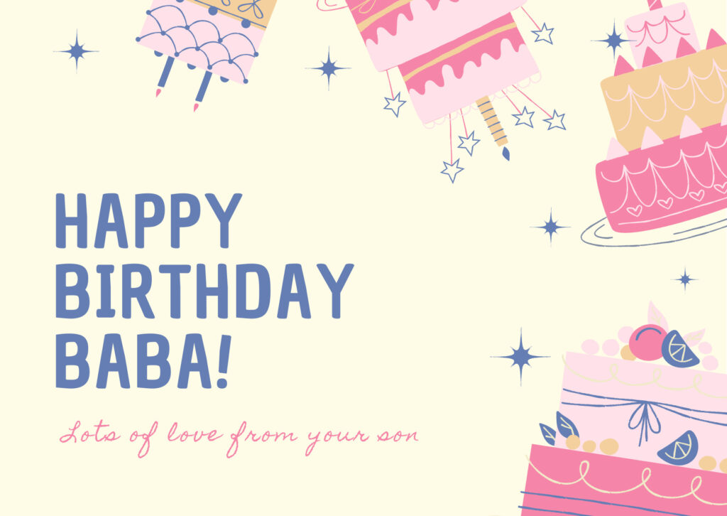 birthday wishing card