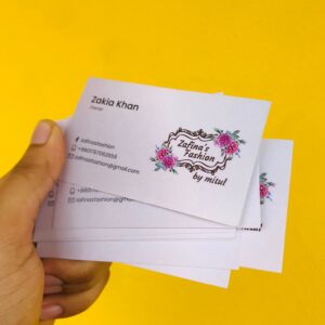 100 pieces one side print visiting card