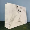 Marble Print Shopping Bag