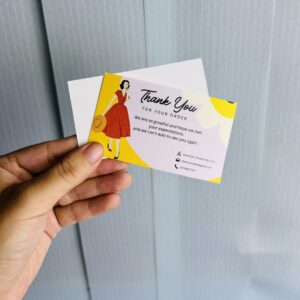 customized thank you card from Wrap Up BD