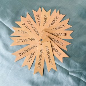 HANDMADE" Kraft Tags