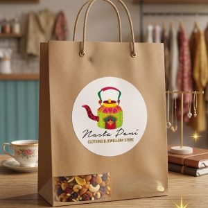 Round Branding Stickers 3-Inch Custom (100 Pcs)