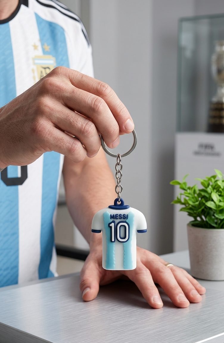 Messi Keyring