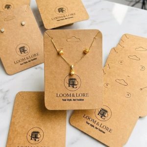 Necklace cum Earring Card