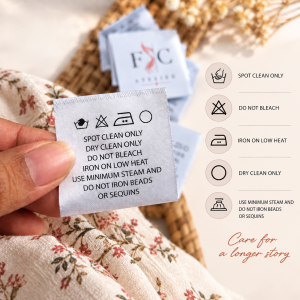 Care label (Fold) 1000 Pcs